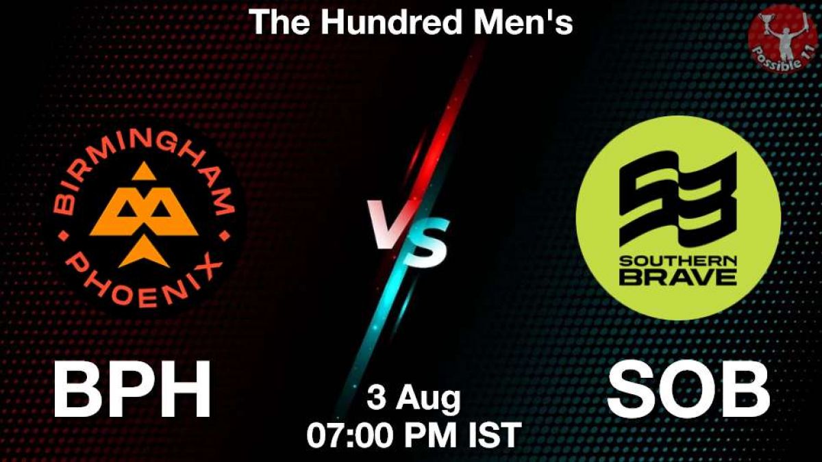 BPH vs SOB Player Stats and Dream11 Prediction - The Hundred Mens in Hindi News BPH vs SOB Player Stats and Dream11 Prediction - The Hundred Mens in Hindi