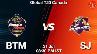 BTM vs SJ Player Stats and Dream11 Prediction - Global T20 Canada