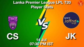 CS vs JK Player Stats and Dream11 Prediction