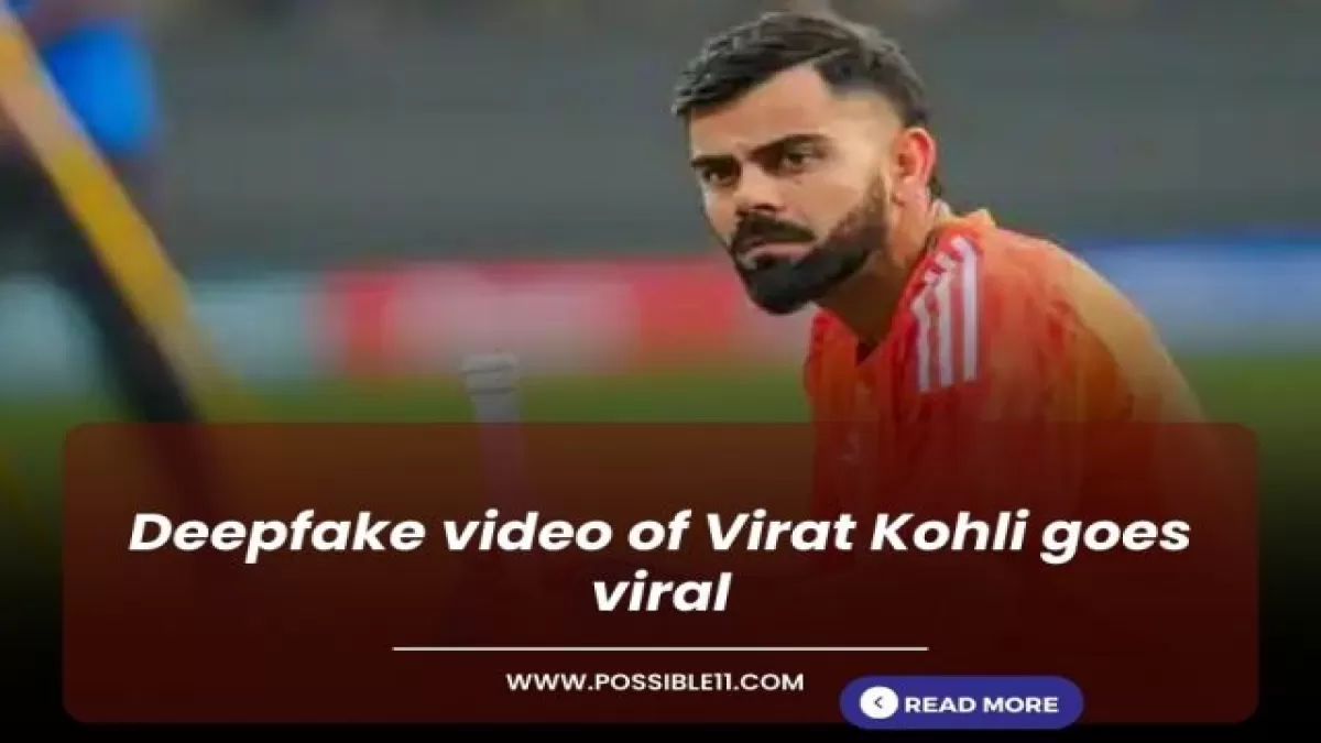Deepfake video of Virat Kohli goes viral in Hindi