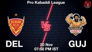 DEL vs GUJ Dream11 Prediction in hindi, Starting 7, Today Match 65, PKL 11