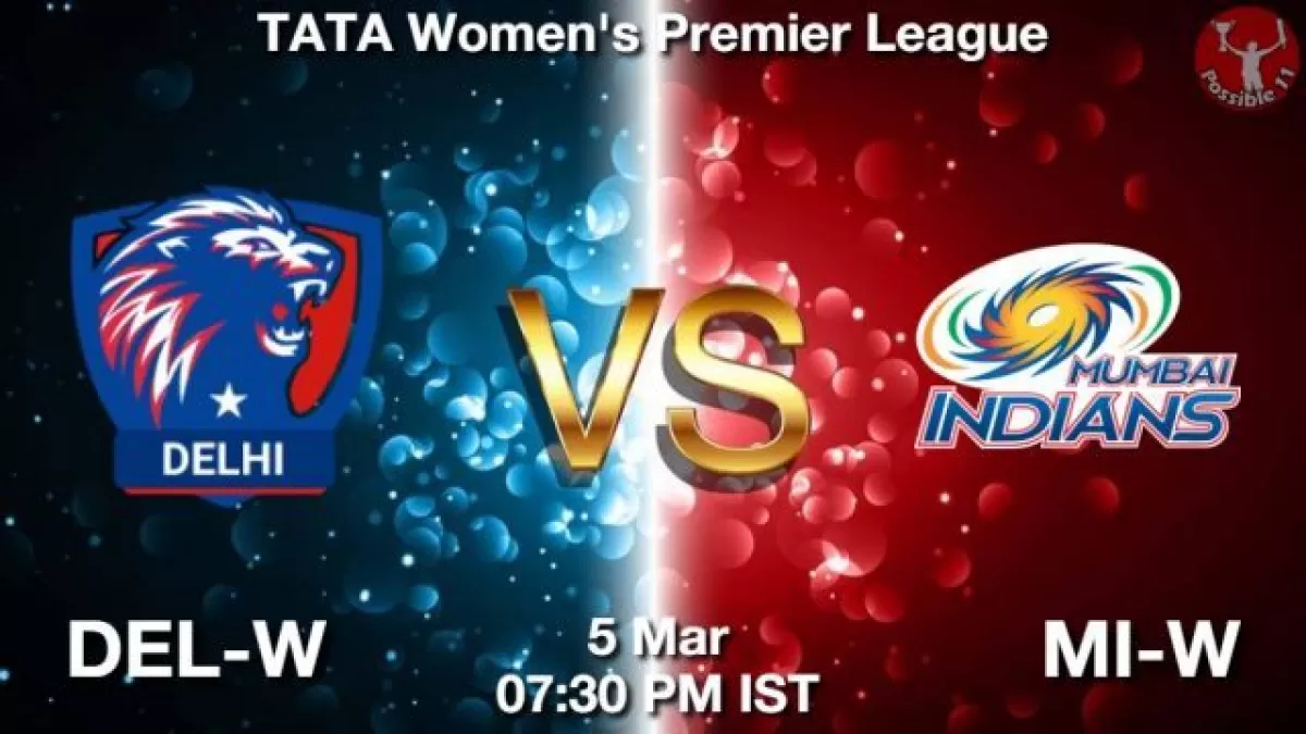 WPL 2024: DEL-W vs MI-W Dream11 Prediction in Hindi, 12th Match, Dream11 Team in Hindi