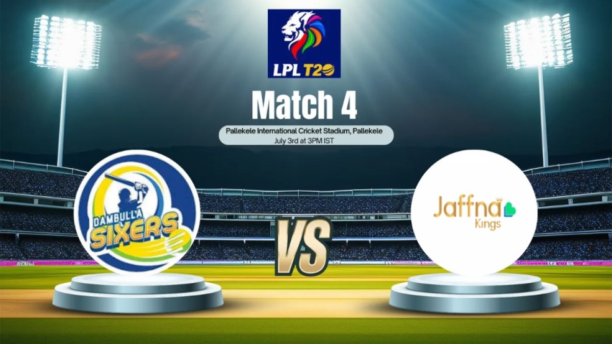 DS vs JK Dream11 Prediction in Hindi, 4th Match, Lanka Premier League 2024 in Hindi