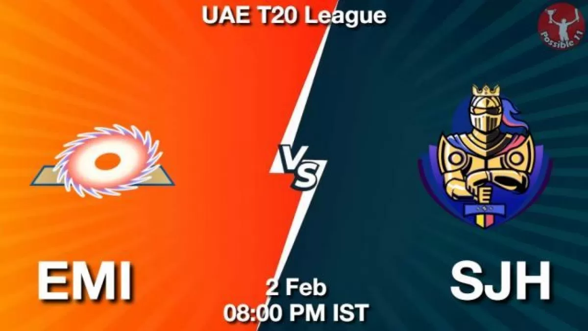 EMI vs SJH Dream11 Prediction In Hindi, Team, Match-18, Fantasy Cricket Tips in Hindi
