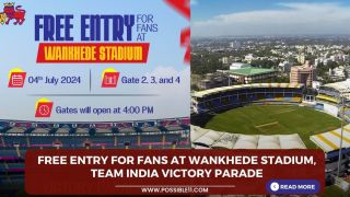 Free entry for fans at Wankhede Stadium, Team India Victory Parade