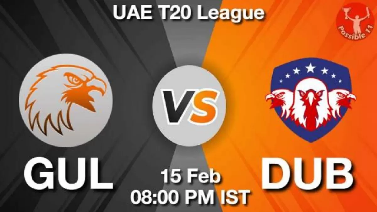 GUL vs DUB Dream11 Prediction In Hindi, Team, Fantasy Cricket Tips in Hindi