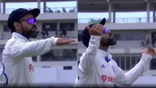 बीच मैच में श्री राम की भक्ति में लीन हुए Virat Kohli