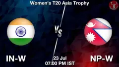 IN-W vs NP-W Player Stats Picture