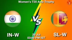 IN-W vs SL-W Player Stats Picture