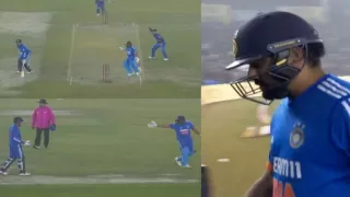 IND vs AFG 1st T20I: रन आउट होने के बाद गिल पर भड़के रोहित शर्मा