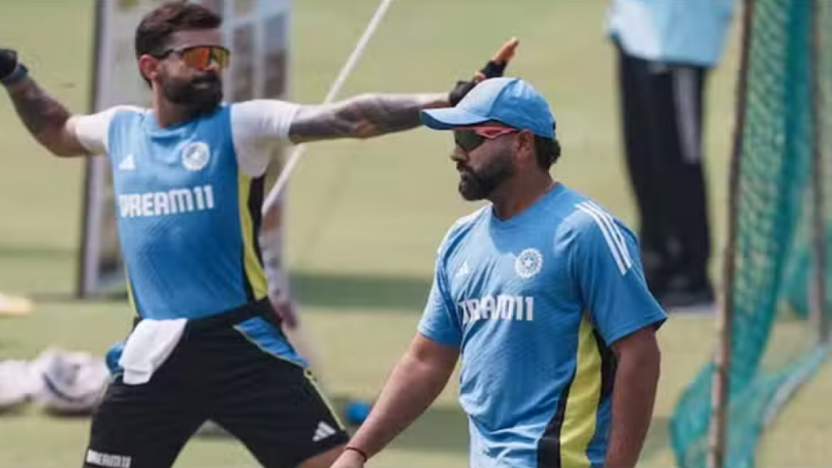 IND vs AUS Rohit sweated it out in the nets for four hours in Hindi