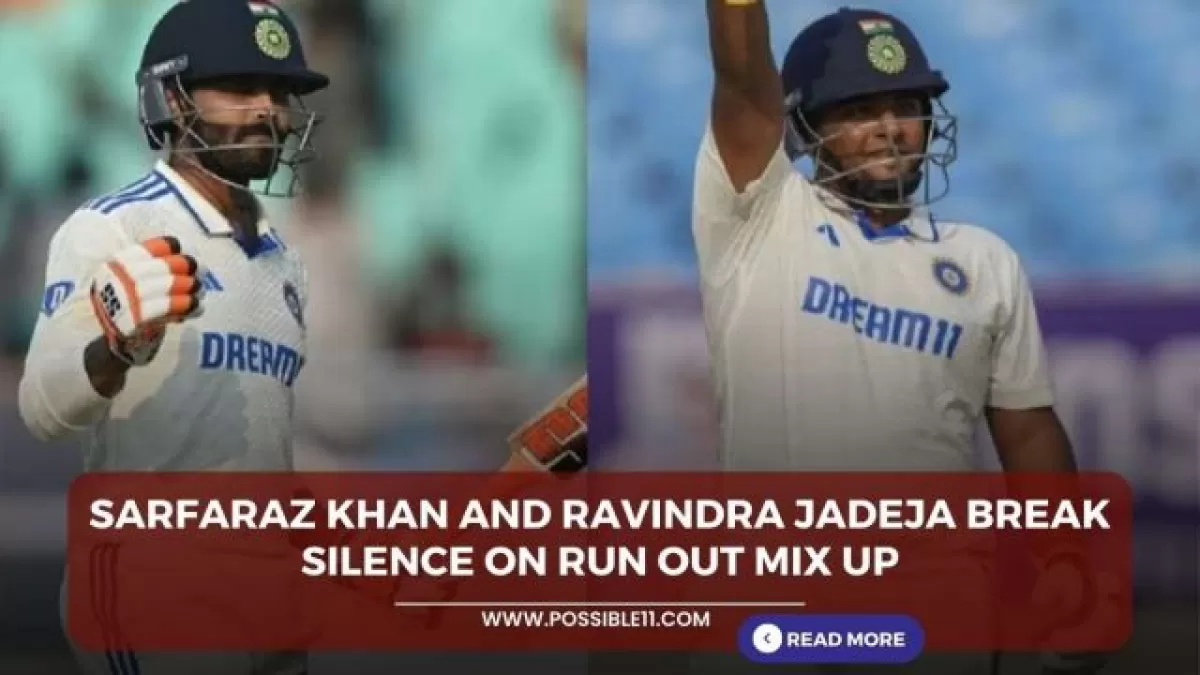 IND vs ENG Test Match: Sarfaraz Khan and Ravindra Jadeja break silence on run out mix up in Hindi