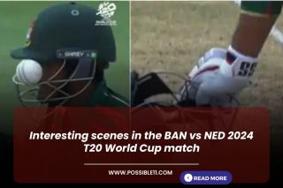 Interesting scenes in the BAN vs NED 2024 T20 World Cup match