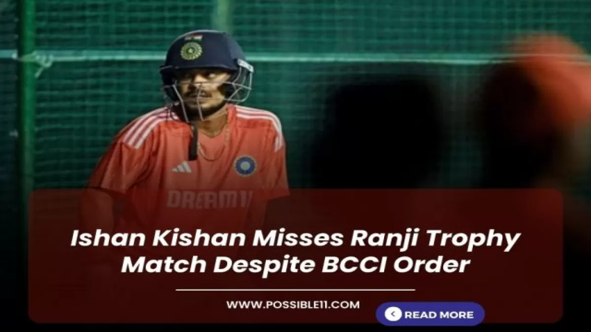 Ishan Kishan Misses Ranji Trophy Match Despite BCCI Order in Hindi News Ishan Kishan Misses Ranji Trophy Match Despite BCCI Order in Hindi