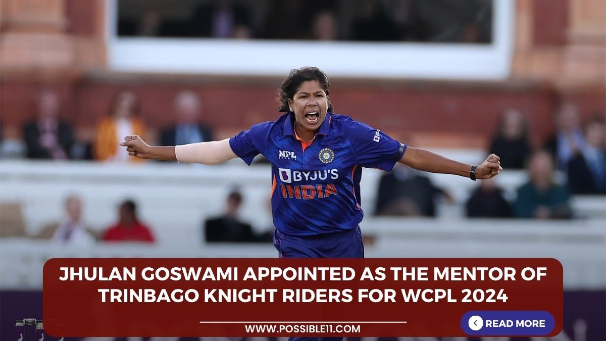 Jhulan Goswami appointed as the mentor of Trinbago Knight Riders for WCPL 2024 in Hindi