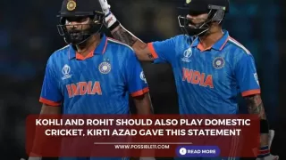 Kohli and Rohit should also play domestic cricket, Kirti Azad gave this statement