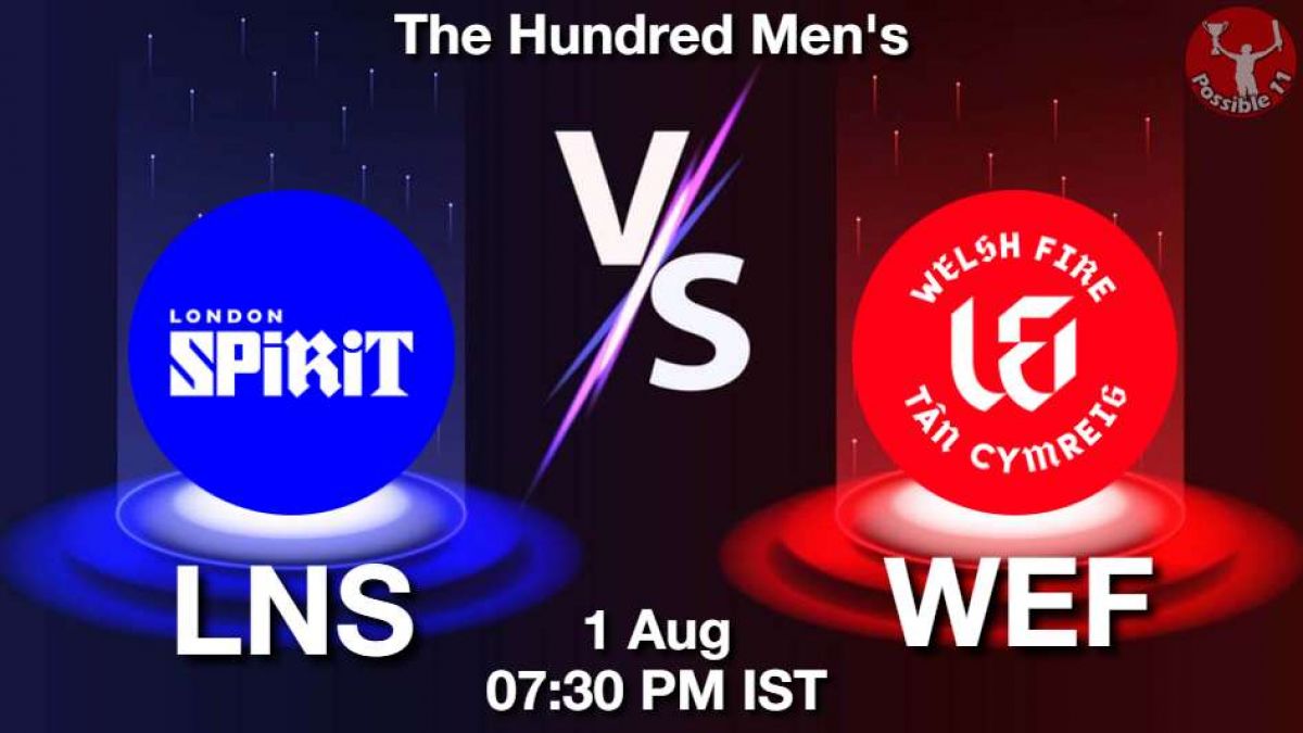 LNS vs WEF Player Stats and Dream11 Prediction - The Hundred Mens in Hindi News LNS vs WEF Player Stats and Dream11 Prediction - The Hundred Mens in Hindi
