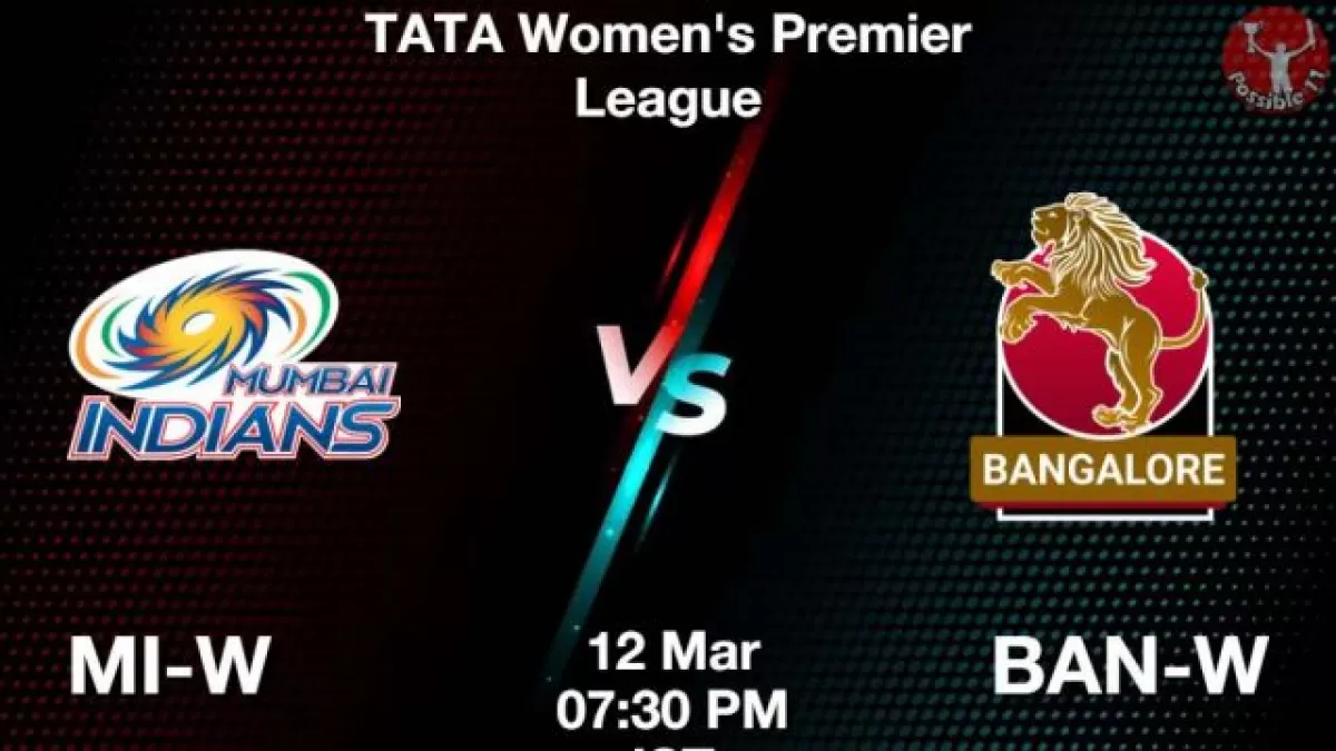 WPL 2024: MI-W vs BAN-W Dream11 Prediction in Hindi, 19th Match, Dream11 Team in Hindi