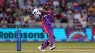 Nicholas Pooran hit a 113 meter long six in The Hundred tournament