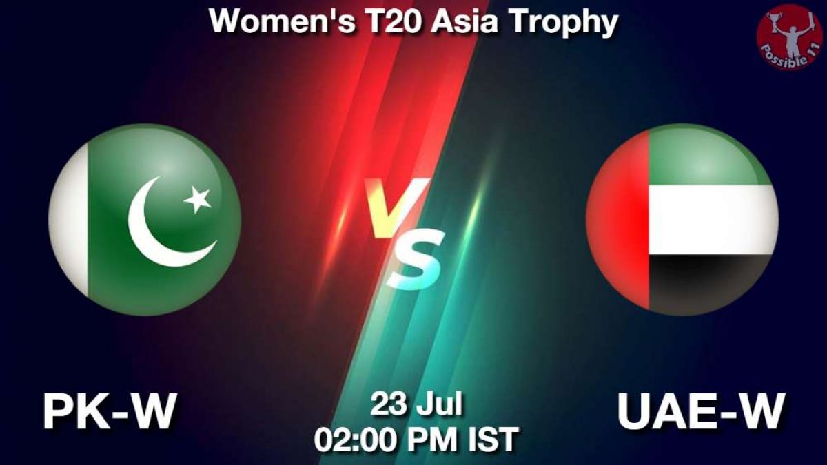 PK-W vs UAE-W Player Stats and Dream11 Prediction - Asia Cup Womens T20I in Hindi News PK-W vs UAE-W Player Stats and Dream11 Prediction - Asia Cup Womens T20I in Hindi