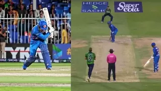 Rashid Khan no-look shot Video