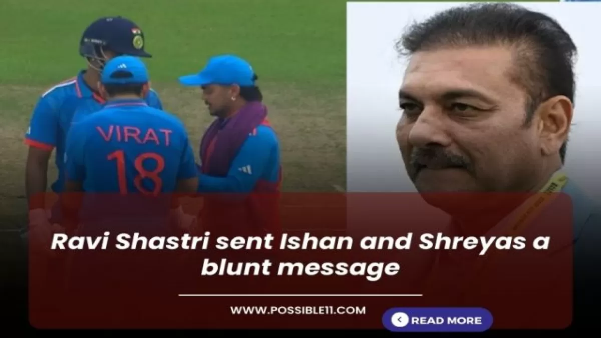 Ravi Shastri sent Ishan and Shreyas a blunt message in Hindi News Ravi Shastri sent Ishan and Shreyas a blunt message in Hindi
