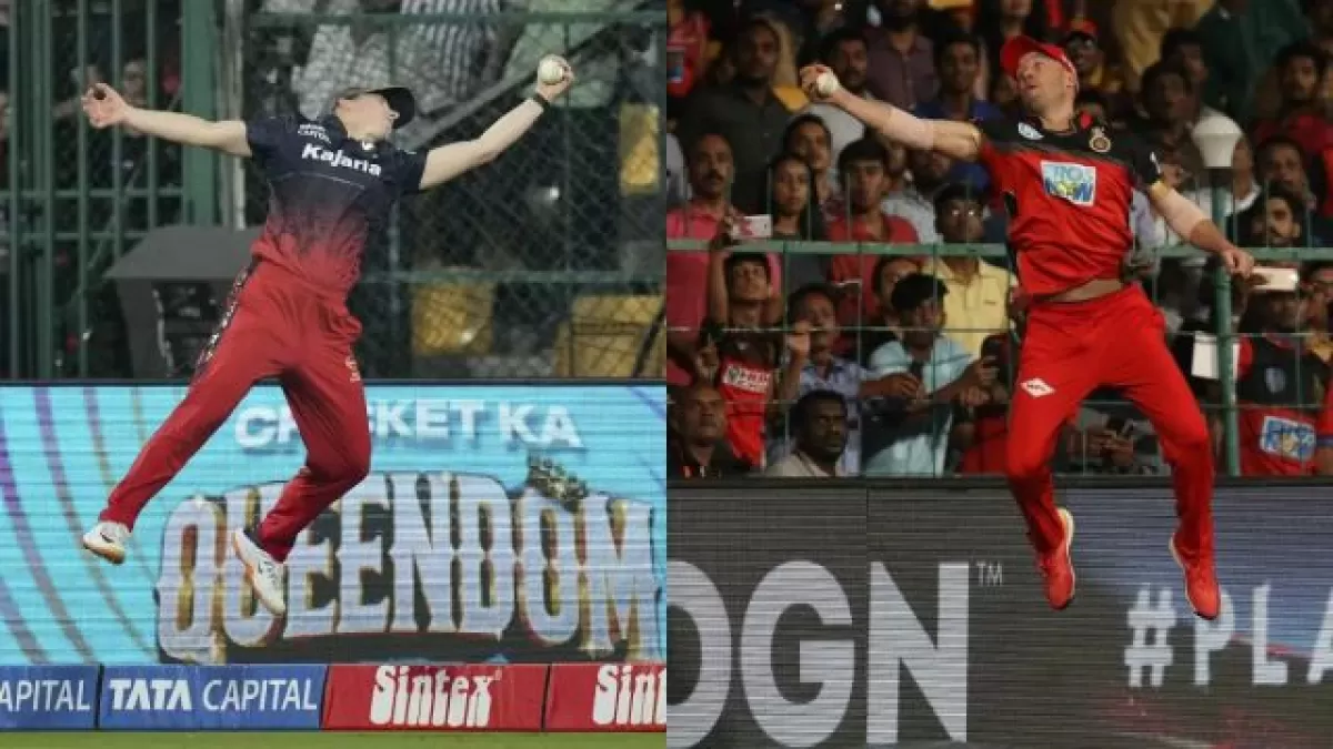WPL में RCB को मिली लेडी एबी डिविलियर्स, हवा में छलांग लगाकर रोकी गेंद in Hindi
