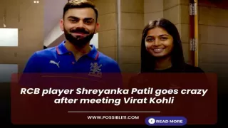 RCB player Shreyanka Patil goes crazy after meeting Virat Kohli