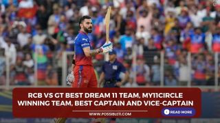 RCB vs GT Best Dream 11 Team, My11circle Winning Team, Vision11 and Howzat