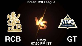 RCB vs GT Dream11 Prediction, Playing 11, Pitch Report and Weather Report