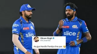 Rohit Sharma ने कप्‍तान हार्दिक पांड्या को बाउंड्री पर दौड़ाया