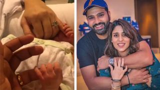 Rohit Sharma wife Ritika Sajdeh gave birth to a son
