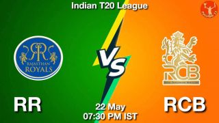 RR vs RCB Dream11 Prediction in Hindi, Playing 11, Pitch and Weather Report