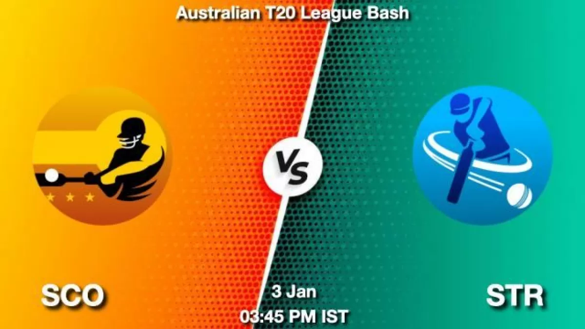 SCO vs STR Dream11 Prediction in Hindi, Team, Playing 11, Pitch Report, Weather Report in Hindi