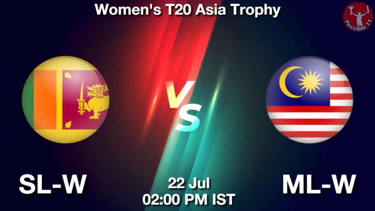 SL-W vs ML-W Player Stats and Dream11 Prediction - Asia Cup Womens T20I in Hindi News SL-W vs ML-W Player Stats and Dream11 Prediction - Asia Cup Womens T20I in Hindi