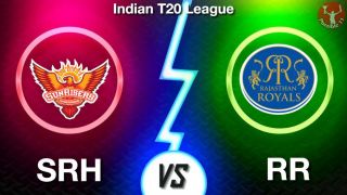 SRH vs RR Dream11 Prediction, Playing 11, Pitch Report and Weather Report