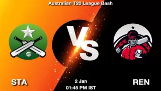 STA vs REN Dream11 Prediction in Hindi, Playing 11, Pitch Report, Weather Report