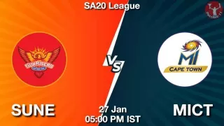 SUNE vs MICT Dream11 Prediction In Hindi, Team, Match-20, Fantasy Cricket Tips