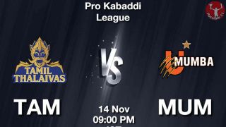 TAM vs MUM Dream11 Prediction in hindi, Starting 7, Today Match 54, PKL 11