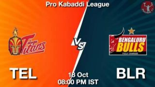 TEL vs BLR Dream11 Prediction In hindi, Team, Match-1st , Fantasy Kabaddi Tips