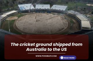 The cricket ground shipped from Australia to the US