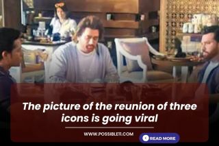 The picture of the reunion of three icons is going viral