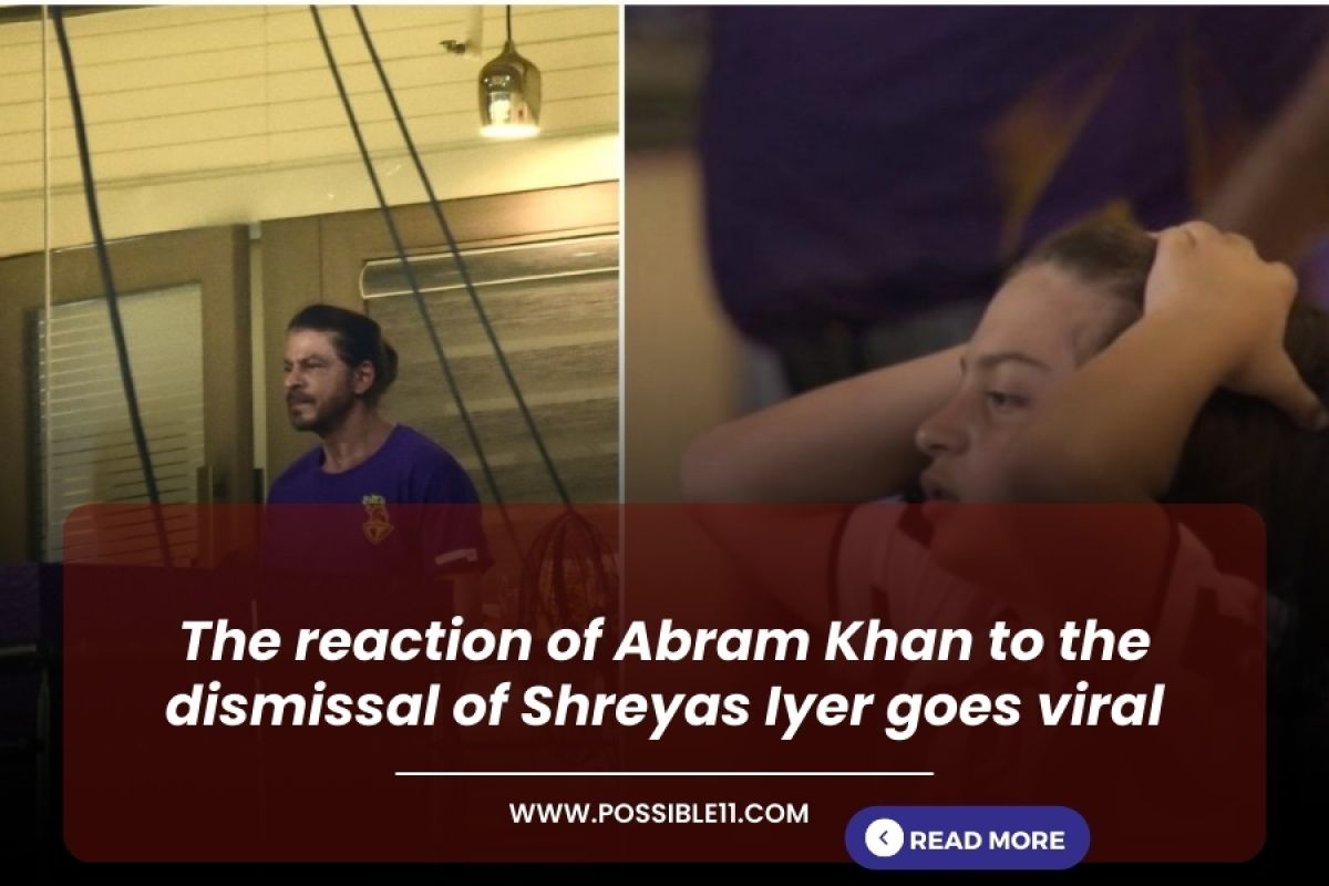 The reaction of Abram Khan to the dismissal of Shreyas Iyer goes viral in Hindi