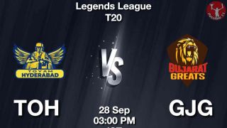 TOH vs GJG Today Match Dream11 Prediction in Hindi, LLT20, Match-8