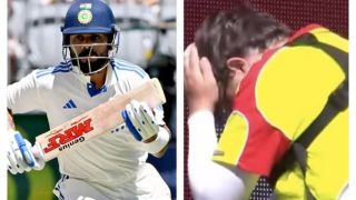 VIDEO: Virat Kohli के छक्के ने सिक्योरिटी गार्ड को पहुंचाई चोट