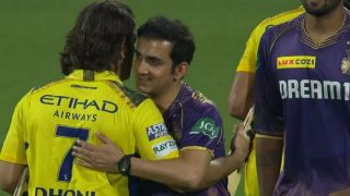 Viral Video: MS Dhoni और Gautam Gambhir ने एक दूसरे को गले लगाया