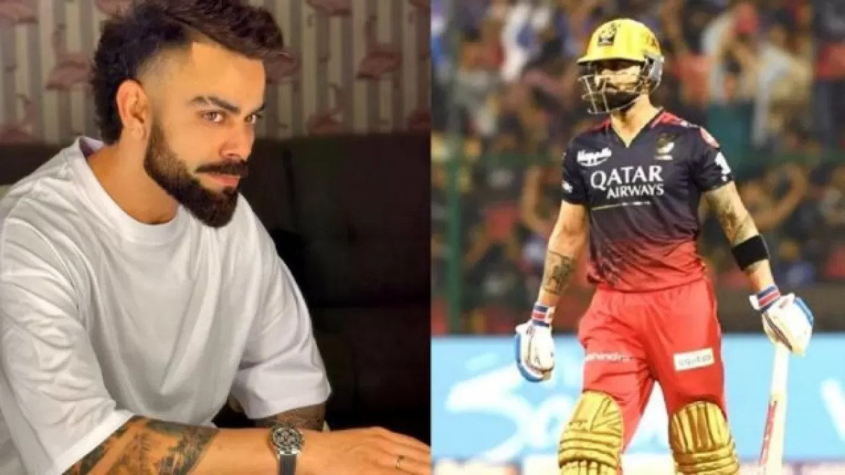 Virat Kohli look changed before IPL 2024 in Hindi