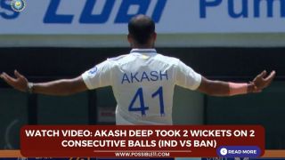 Watch video: Akash Deep took 2 wickets on 2 consecutive balls (IND vs BAN)