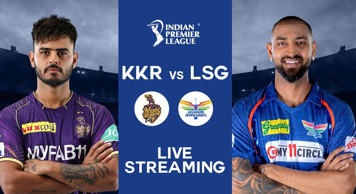 LSG vs KKR Live Streaming, How, when and where to watch LSG vs KKR live match in Hindi