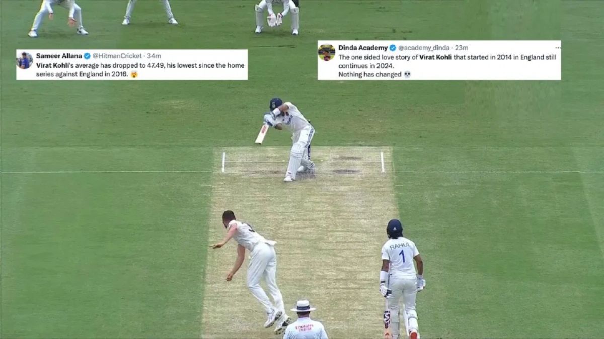 When Virat Kohli failed in Brisbane, fans trolled him a lot in Hindi